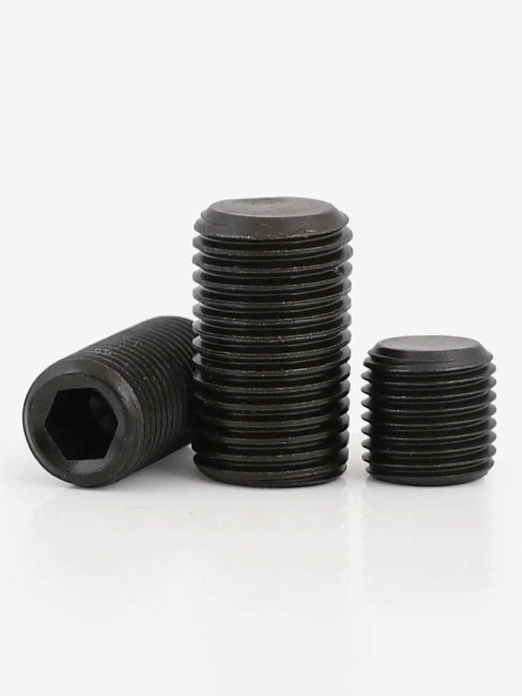 M12M14M16M20*1.25x1.5 12.9级细牙平端紧定螺钉牙距无头螺丝顶丝