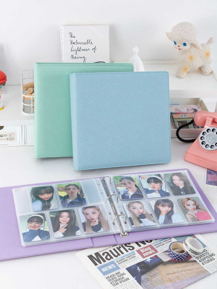 五人团五5宫格六6宫格收纳册3寸内页小卡收纳册追星收纳卡册gidle