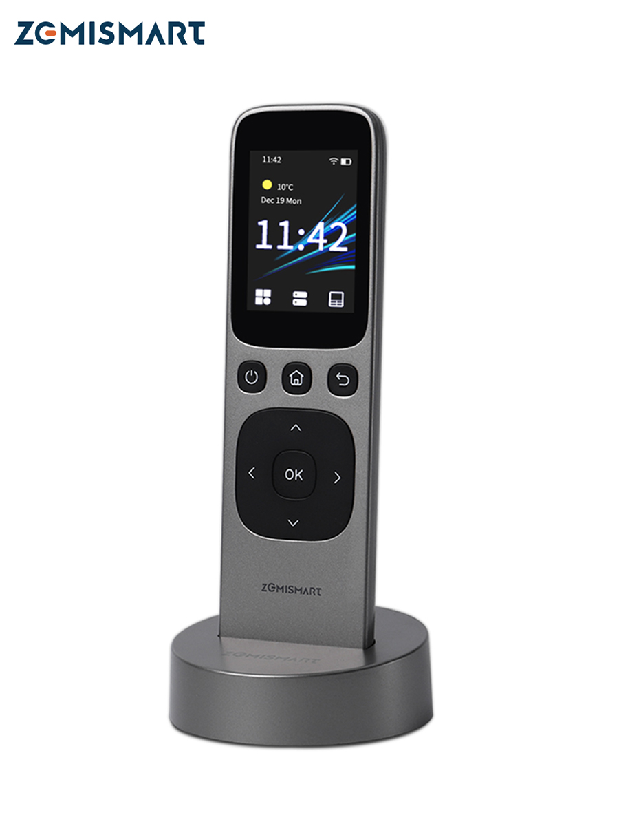 zemismart涂鸦智能手持中控遥控器智能设备控制中枢红外遥控触屏