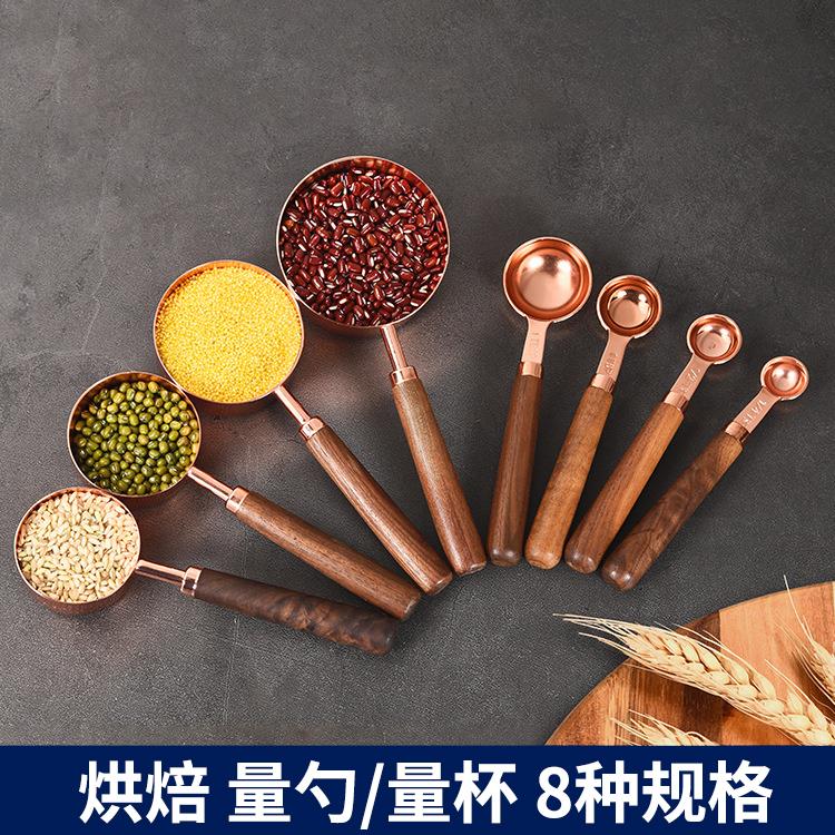 不锈钢大量勺家用厨房牛奶克数勺烘焙工具大号米粉勺子咖啡豆茶匙图片