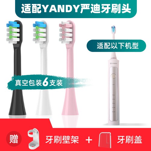 适用于YANDY严迪电动牙刷头YD01通用替换清洁型