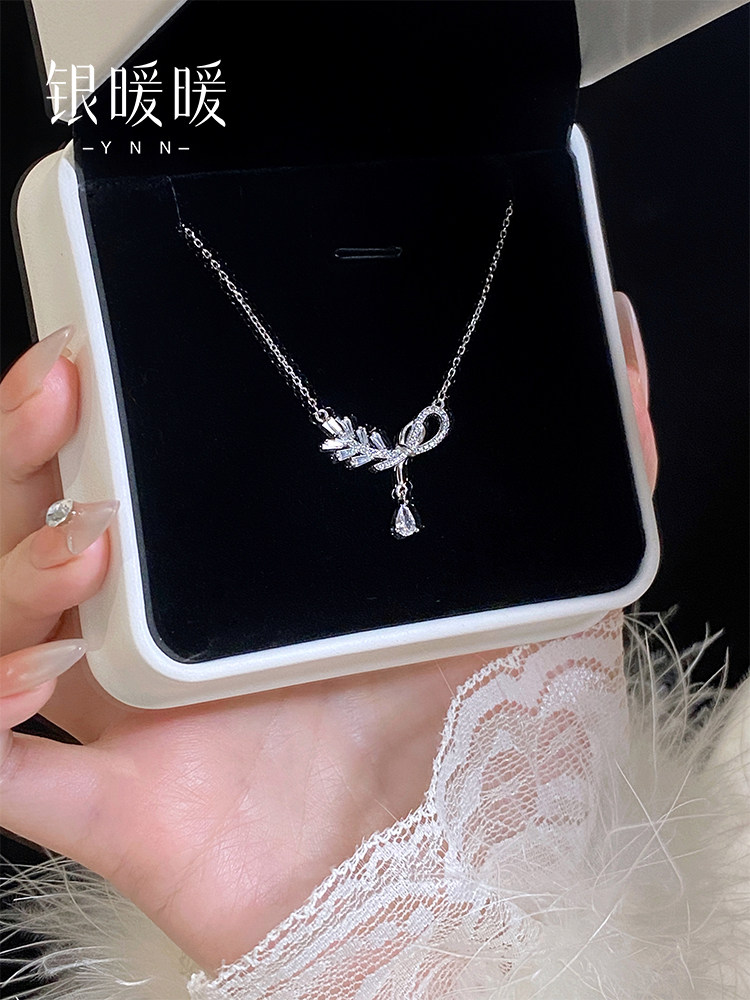 穗穗平安999纯银麦穗项链女2025新款轻奢小众闺蜜生日礼物送女友