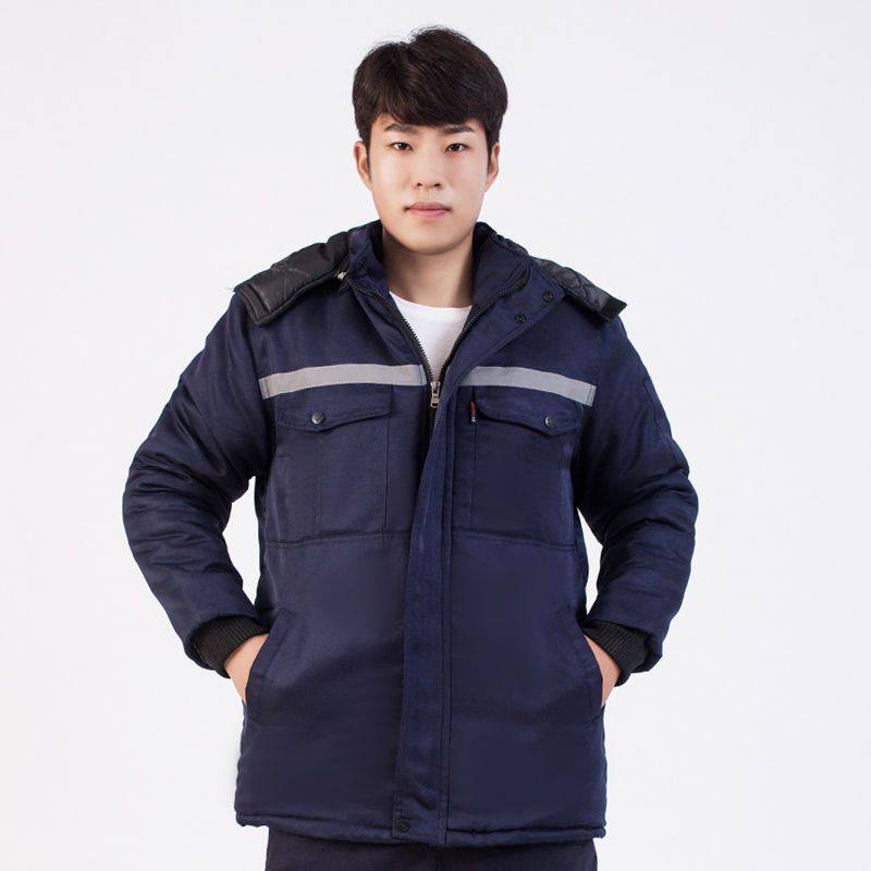 新款冬季棉服工作服上衣丝绵加厚劳保服保暖防寒汽修厂服工作服男