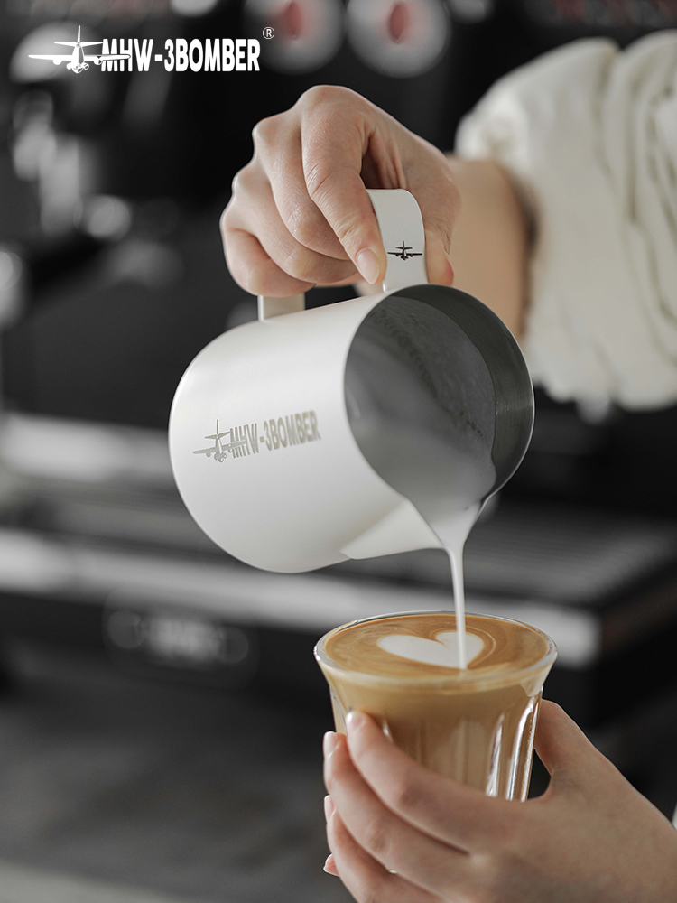 MHW-3BOMBER轰炸机拉花缸打奶缸意式咖啡尖嘴拉花杯3.0咖啡专业