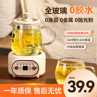全玻璃养生杯办公室小型全自动加厚玻璃保温家用多功能煮茶养生壶
