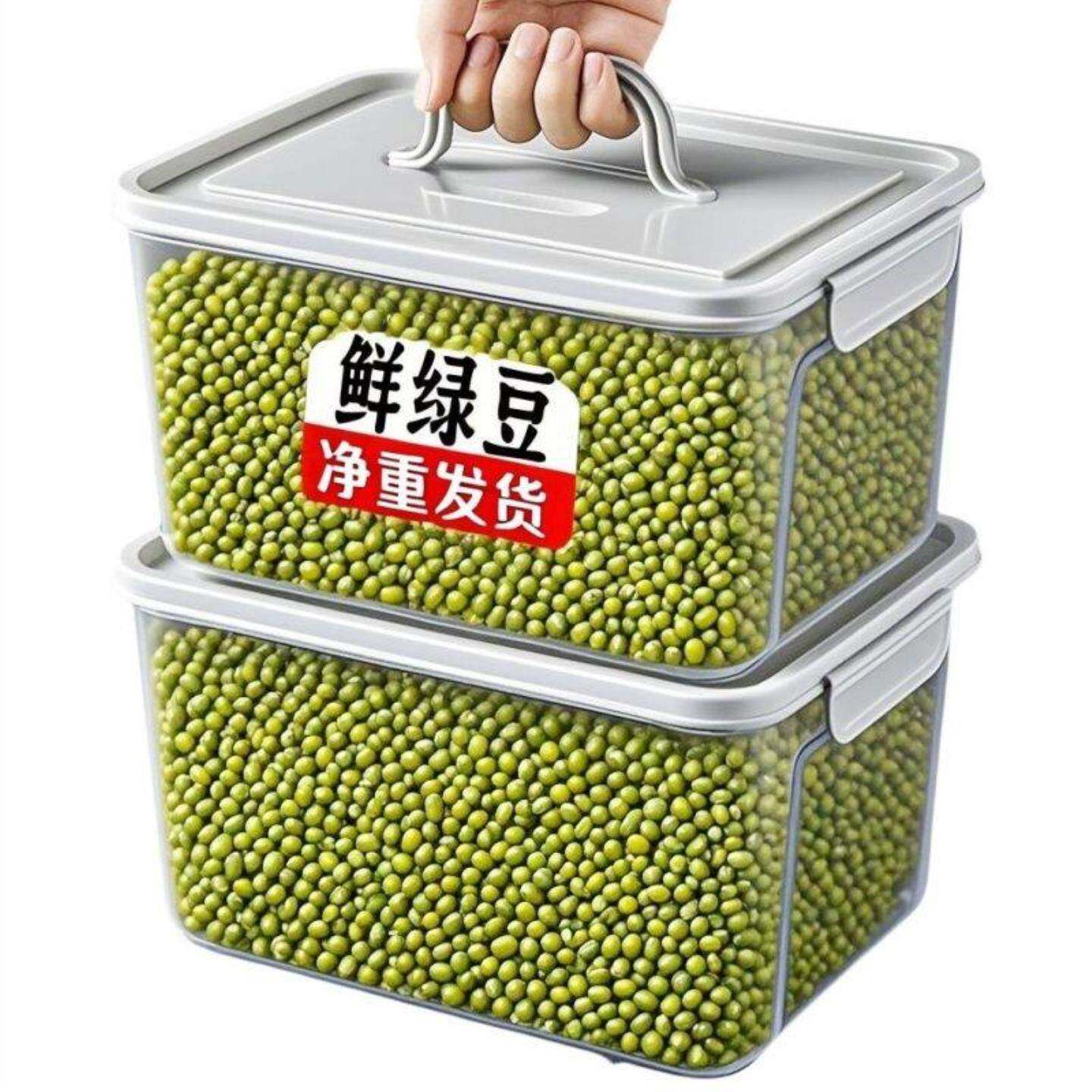 新绿豆】新鲜农家小绿豆可发芽适合熬绿豆汤做绿豆糕原料五谷杂粮