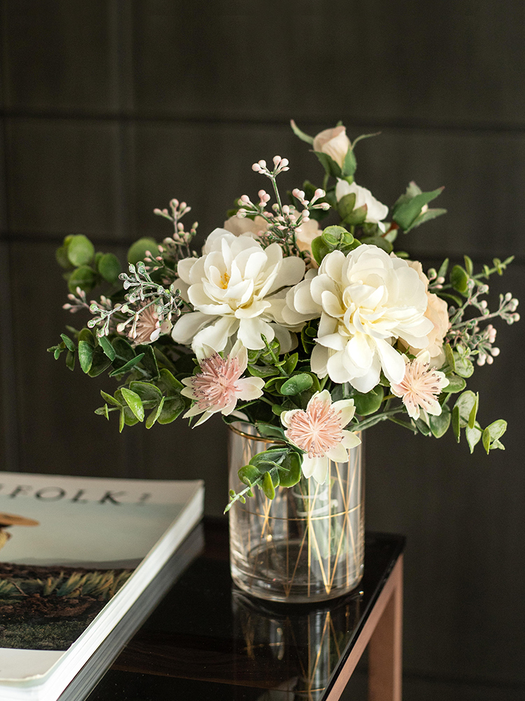 南十字星 高档仿真花假花摆设客厅花束餐桌插花装饰花艺摆件 湖泱