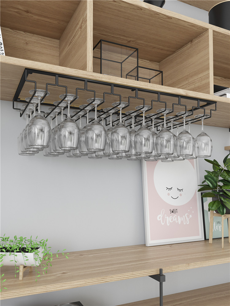 欧式家用红酒杯架酒柜吊杯架悬挂红酒架创意倒挂高脚杯架收纳架子,餐饮具,酒架,淘宝优惠券,粉丝福利购,淘宝优惠卷