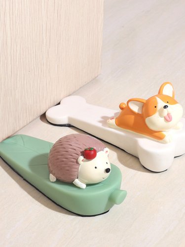 创意门挡防撞门塞顶门阻门器门档门阻个性可爱抵门器门楔子挡门器