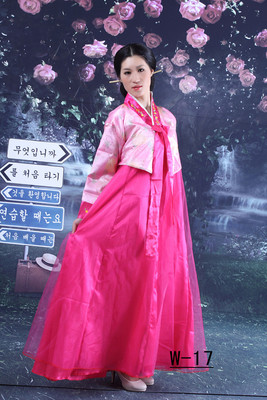 新款大长今韩服演出服女传统宫廷鲜卑礼服少数民族朝鲜族舞蹈表演