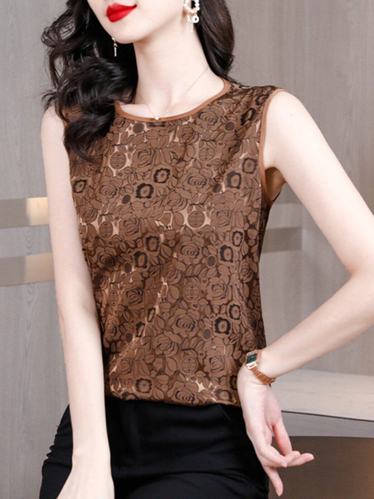 韩国大码无袖背心吊带女2026夏季新款西装西服外穿内搭小衫上衣潮