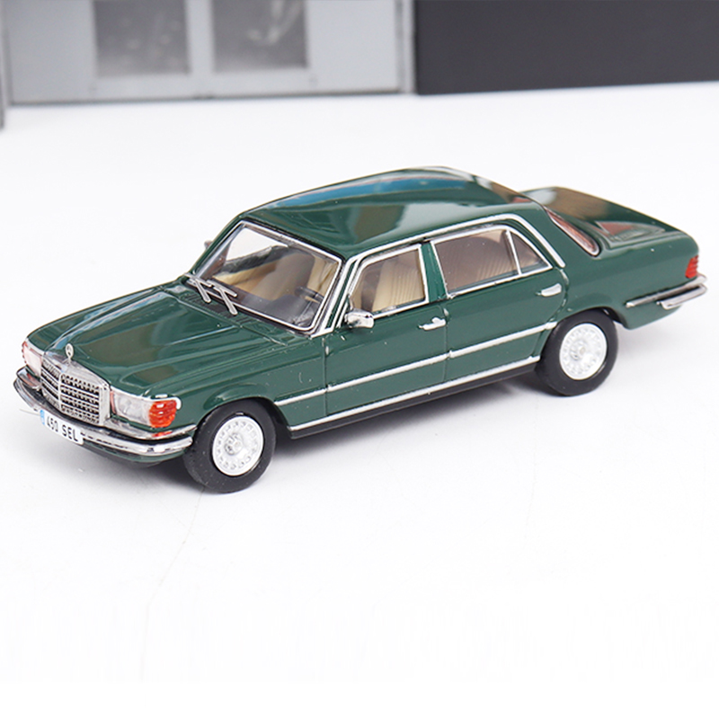 正品奔驰450SEL W116 Maxwell及物 1:64奔驰S级五代仿真合金汽车