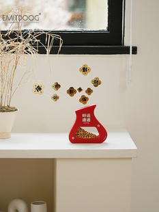 散发新年桌面装饰品每日钱树客厅入口装饰品乔迁礼物