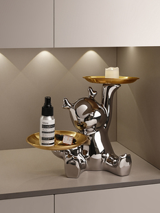 贝汉美摆件家居入户玄关钥匙收纳客厅装饰品乔迁新居礼品搬家礼物