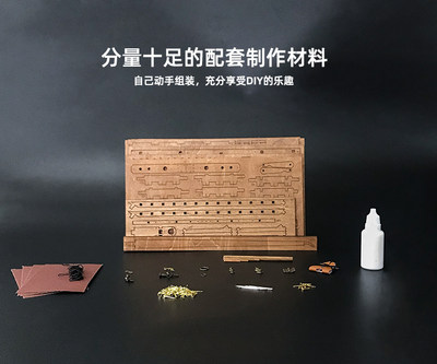 正品转轮配重式投石机成品拼装模型欧洲古战车复古男孩玩具礼物摆