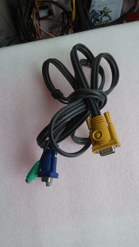 原装拆机正 CS-72E CS-74E VGA切换器线 VGA转VGA+PS2