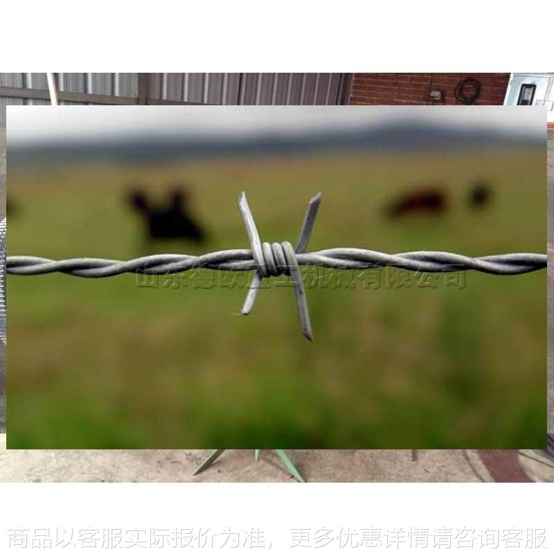 农畜牧防护围栏正反拧绳刺网机 单股双股刺绳网机 操场护栏刺绳机