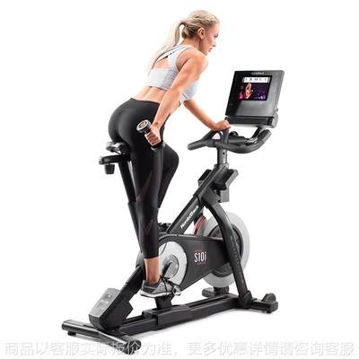 14718彩屏动感单车商用健身房健身车