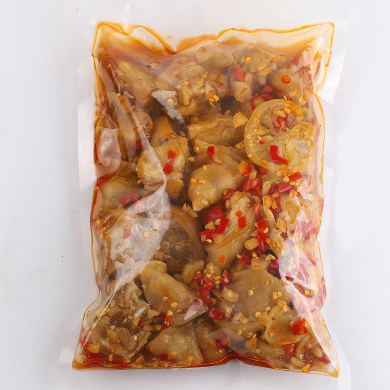 柠檬酸辣猪蹄开袋即食熟食咸猪脚蹄商用凉拌冷吃卤肉四川特产