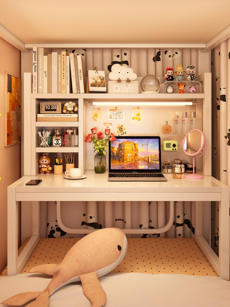 宿舍床上小桌子学习书桌笔记本电脑桌懒人卧室飘窗桌简易大学生上