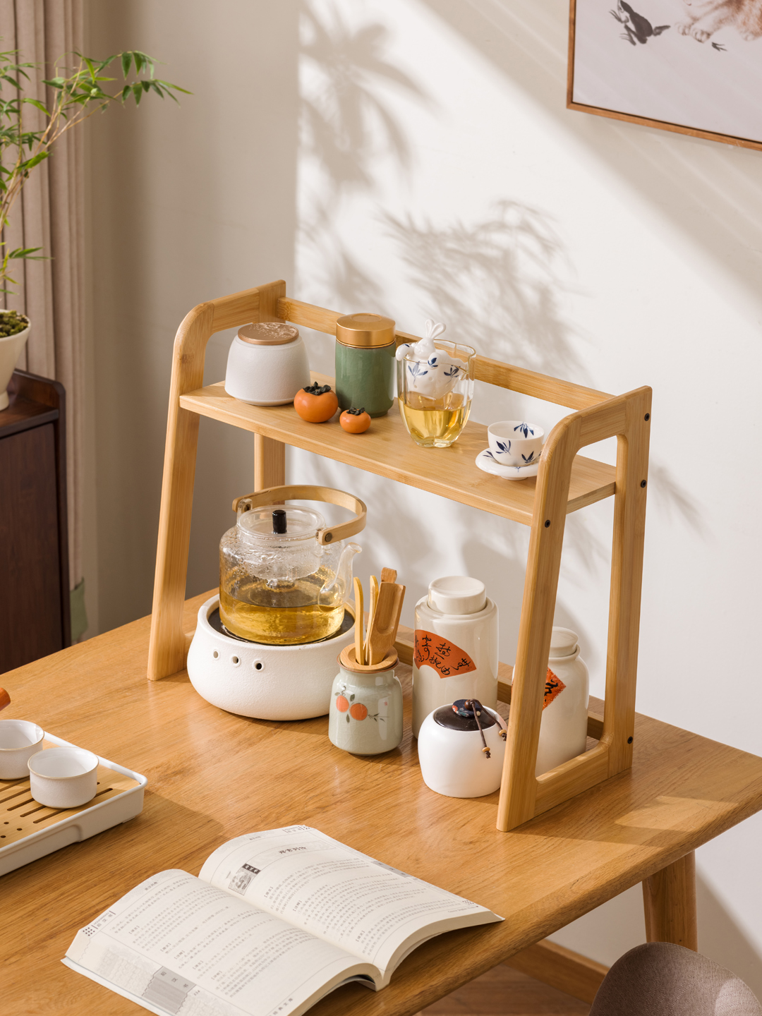 杯架置物架餐桌台面杯架子桌面茶杯水杯咖啡杯茶具收纳桌上放杯子