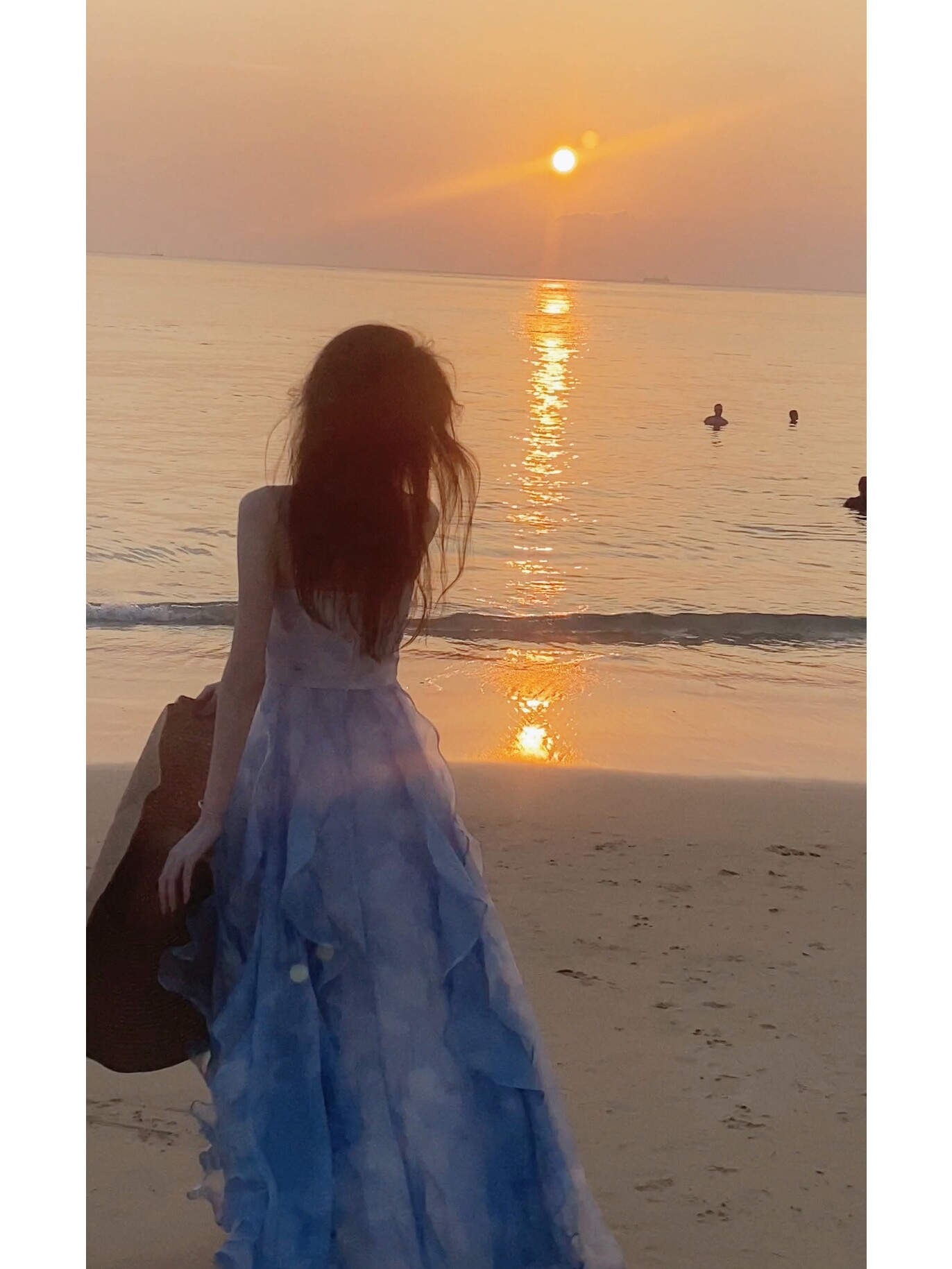 sun雅乔【桔梗】春夏吊带连衣裙夏海边度假沙滩长裙日落仙女裙子