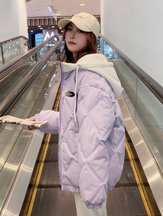 韩式棉质短羽绒服女式秋冬服装棉质薄外套2025新趋势