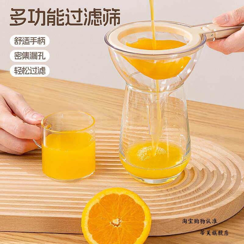 漏斗过滤网筛超细过滤器蜂蜜中药果汁红酒白酒隔渣专用漏网尼龙网