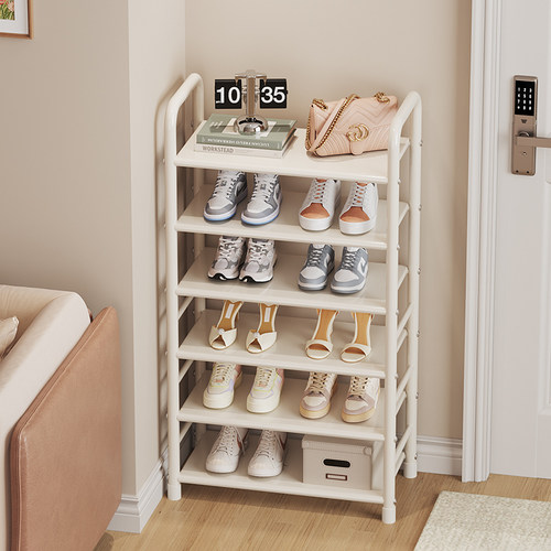 鞋架子家用入门门口鞋柜简易多层室内防尘铁艺小窄大容量宿舍收纳