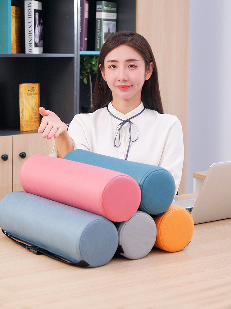 麦肯基疗法腰部支撑卷圆柱形护腰枕办公室靠垫座椅腰垫腰靠垫圆柱