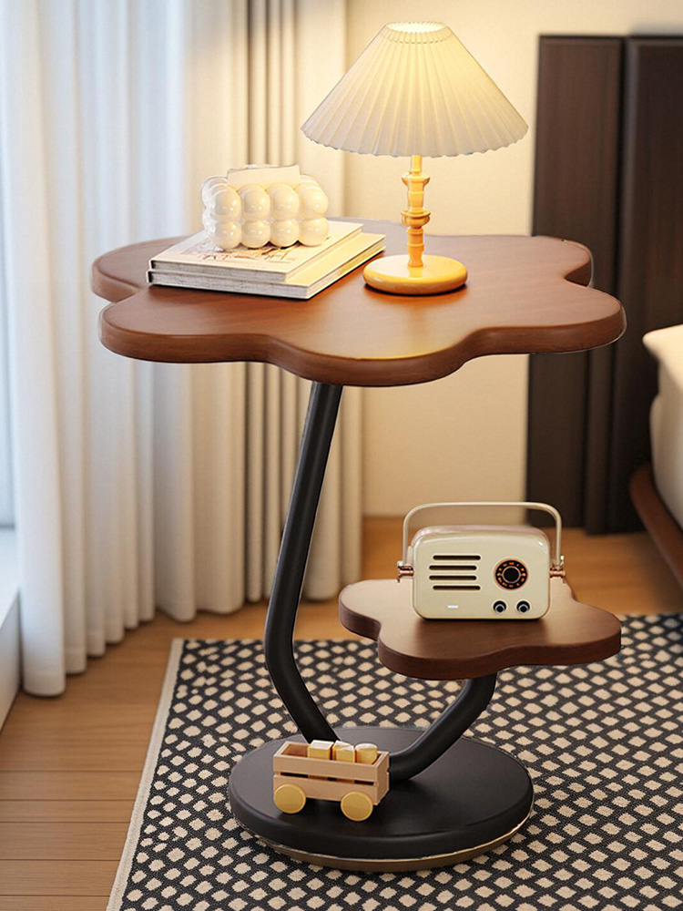 沙发边几小茶几迷你置物架网红小圆桌子简易家用云朵茶桌床头侧柜