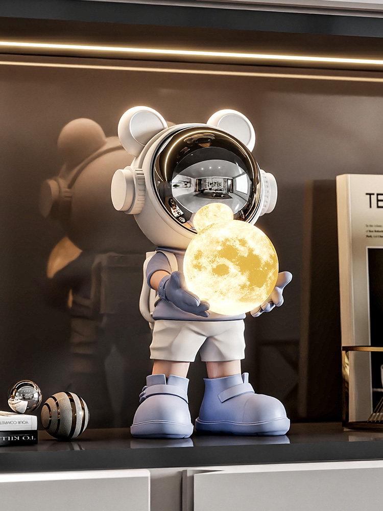 太空人宇航员小摆件客厅房间酒柜家居装饰品桌面航天员小夜灯礼物,家居饰品,装饰摆件,淘宝优惠券,粉丝福利购,淘宝优惠卷