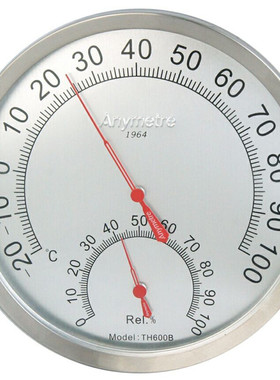 美德时TH600B高精度机械温度计工业室内室外温湿度计壁挂式温度计