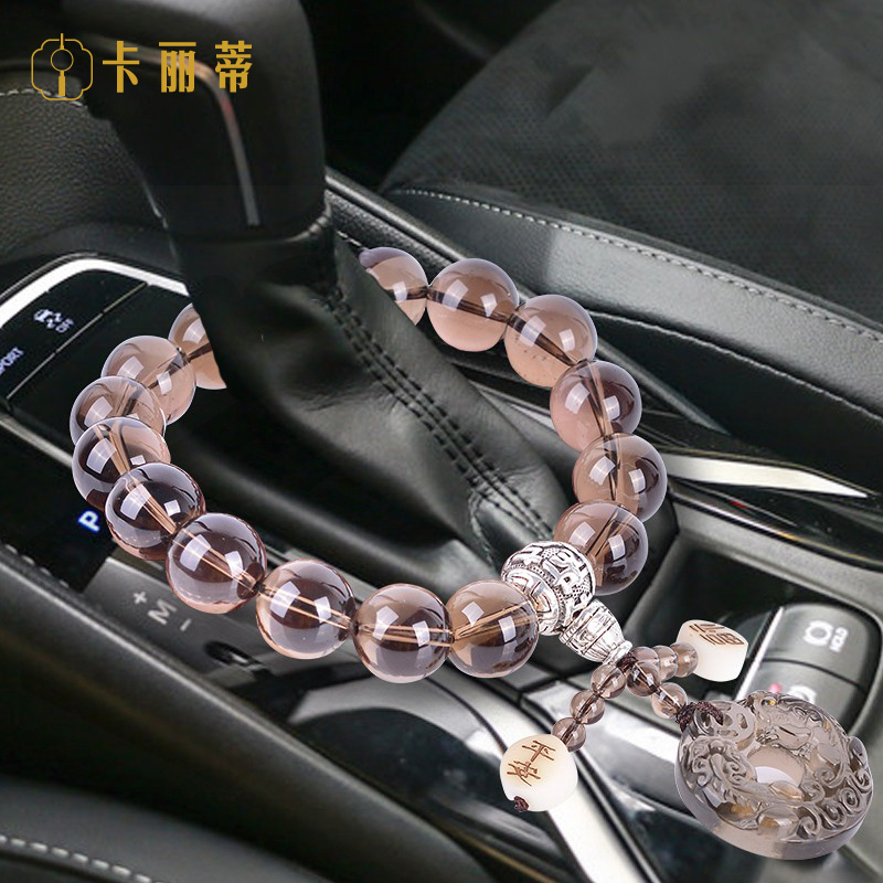 高级汽车档位珠佛珠水晶车内饰品挂件装饰用品大全貔貅平安保男女