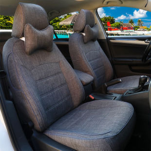 408 四季 308 307 20083008全包汽车座套 通用亚麻坐垫东风标致301