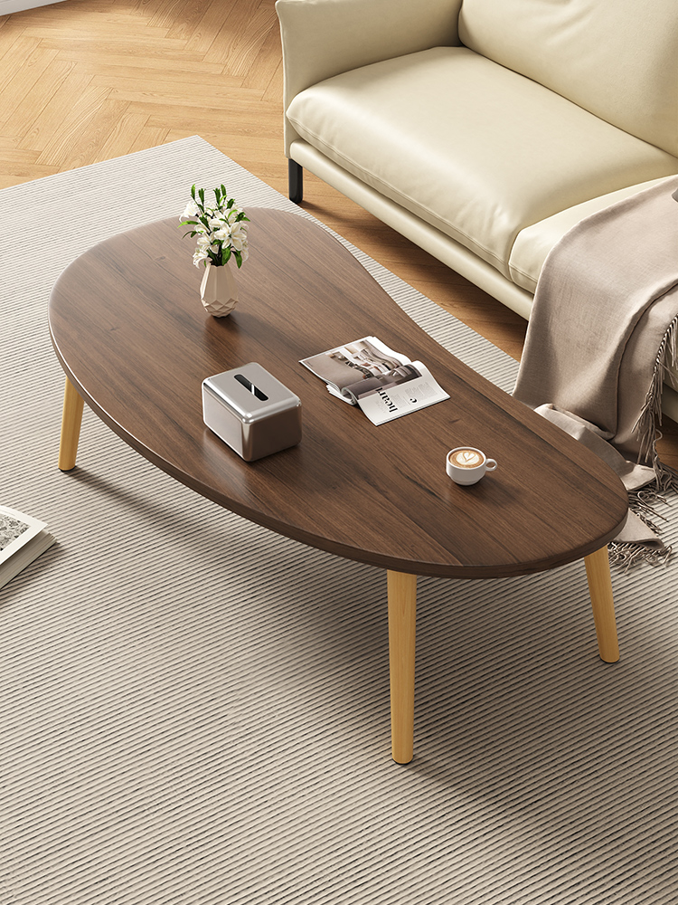 轻奢茶几客厅家用小户型简易卧室茶桌现代简约实木阳台沙发小桌子