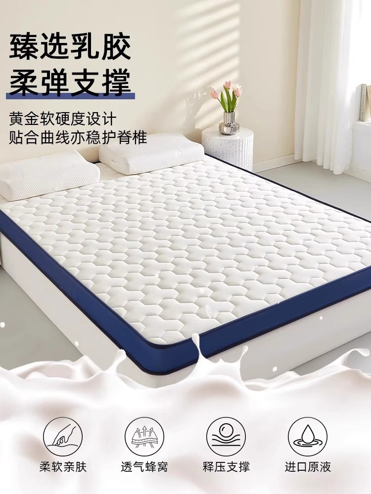 乳胶记忆棉床垫家用软垫卧室宿舍学生单人租房专用榻榻米海绵垫子