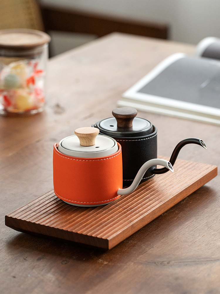 帝国萌壶挂耳手冲壶网红款Q壶手持长细嘴壶家用可爱咖啡焖泡壶