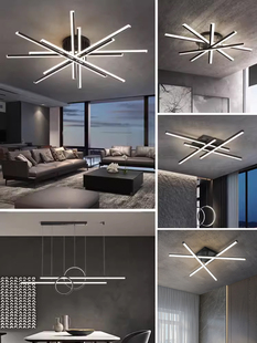 灯具套餐客厅灯三室两厅现代简约北欧主卧室餐厅护眼吸顶灯全屋装