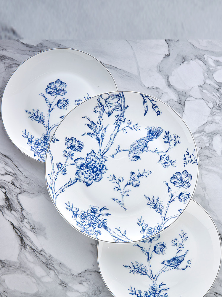 隆达骨瓷餐具套装简约中式陶瓷碗碟家用雅韵十个碗十个盘套装,餐饮具,餐具瓷器套装,淘宝优惠券,粉丝福利购,淘宝优惠卷