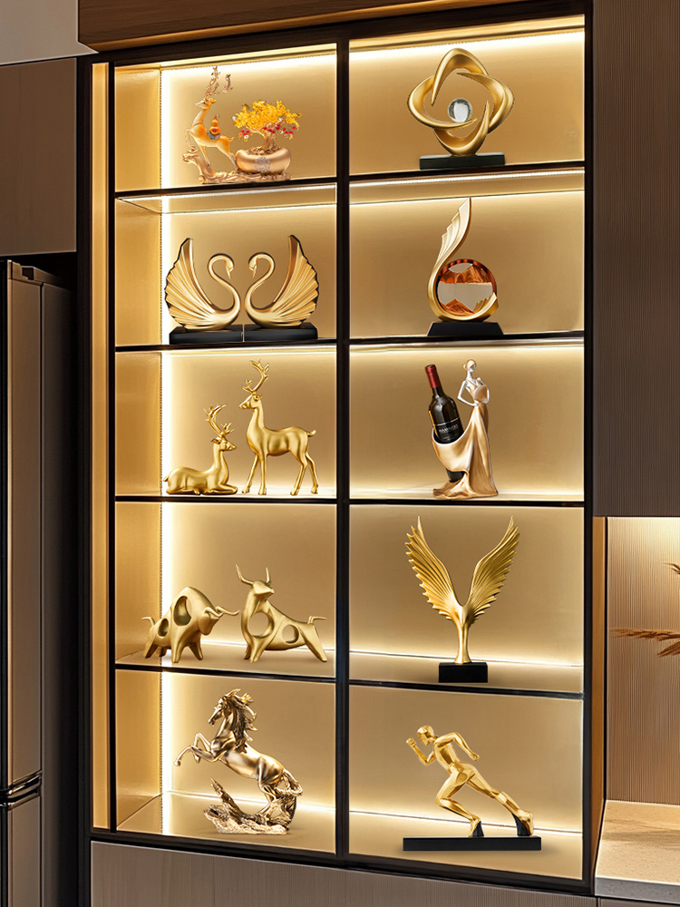 乔迁新居礼品家居客厅装饰品轻奢高档高级感酒柜摆件艺术工艺品