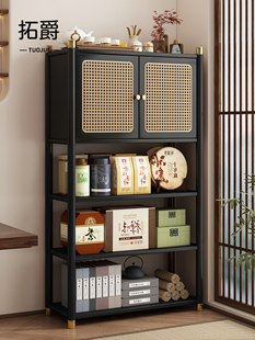 茶叶柜置物架非实木中式博古架展示柜紫砂壶摆放架茶室多宝阁架子