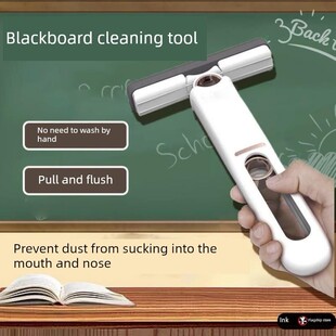 擦黑板小拖把手持擦窗户擦桌面神器2023迷你多功能免手洗折叠海绵