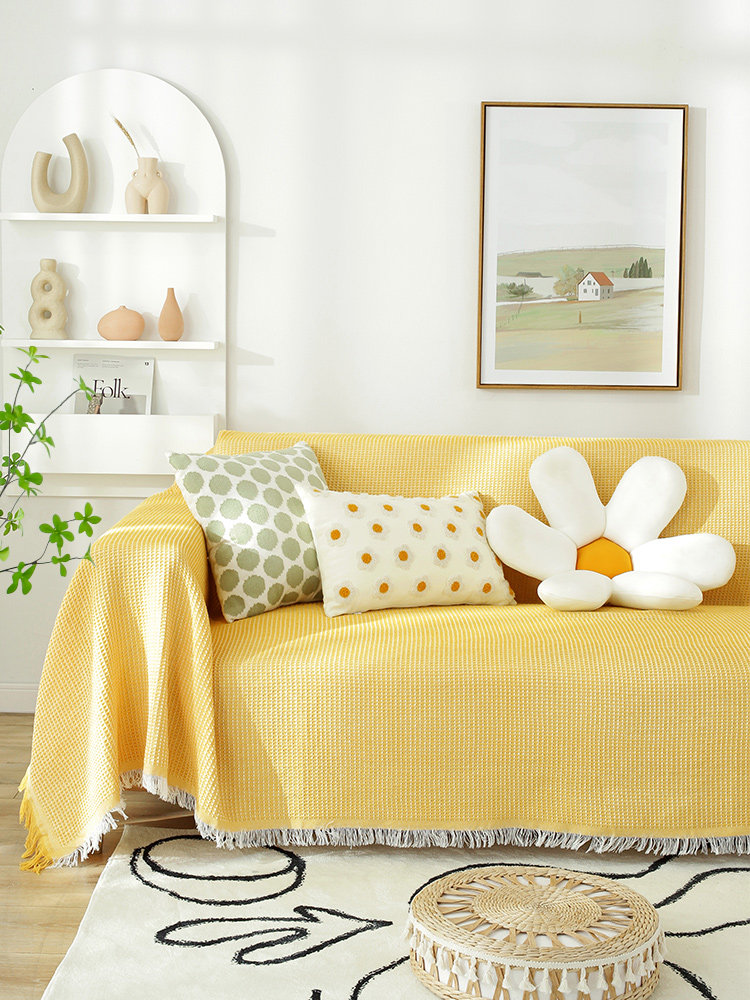 新疆包邮北欧ins风防猫抓夏季沙发巾盖布沙发套罩全盖四季通用防,居家布艺,沙发套,淘宝优惠券,粉丝福利购,淘宝优惠卷