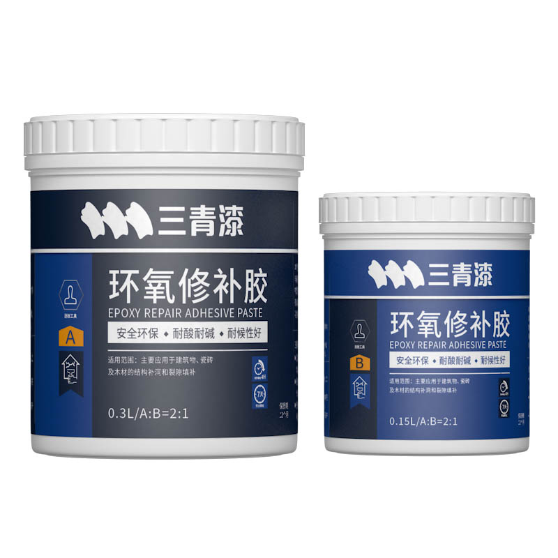 三清漆腻子膏木质家具瓷砖金属坑洞裂缝修补膏白色原子灰家用修复