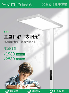pannello帕诺迩鹿望灵光大路灯落地护眼灯儿童学习专用台灯全光谱