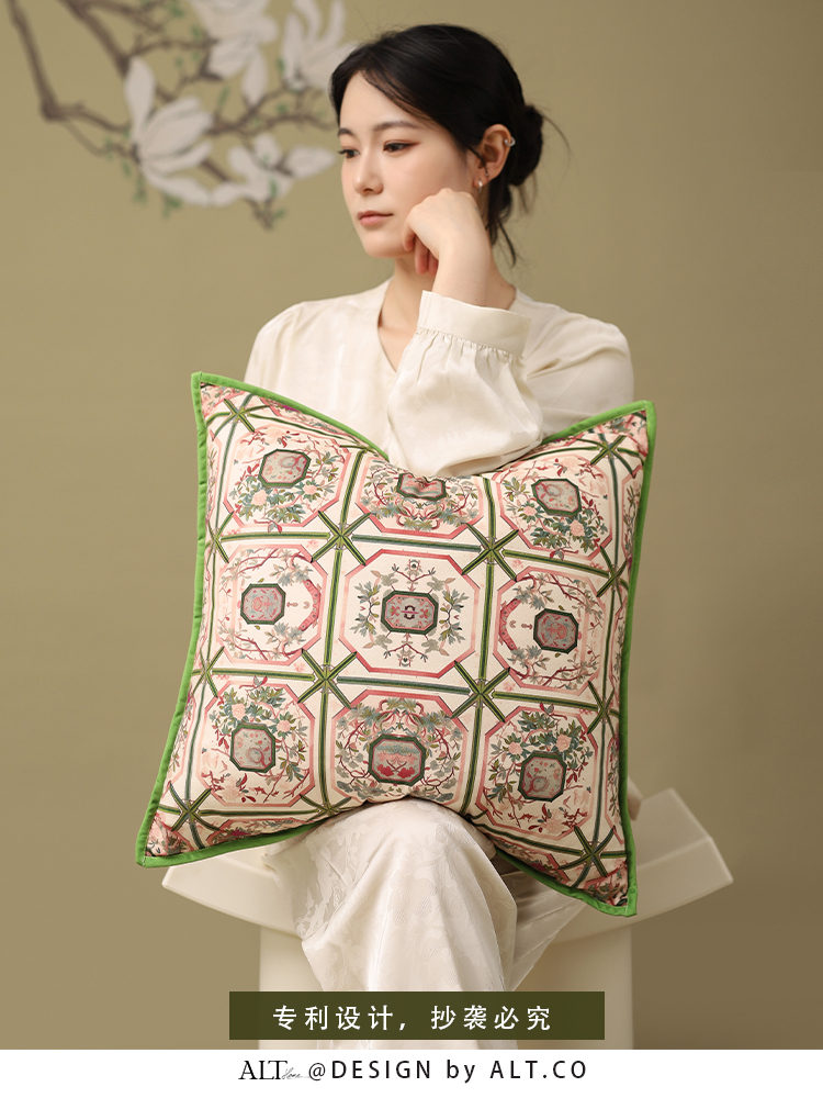 高端新中式沙发抱枕套不含芯客厅轻奢高级感靠垫法式中国风靠枕头