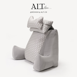 夏季 榻榻米床头软包冰丝靠垫看书护腰靠枕沙发大靠背抱枕飘窗腰靠