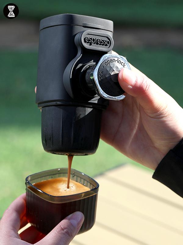 臻航随心萃便携式意式浓缩咖啡机手压手动胶囊机户外露营旅行小型