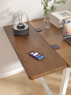 德国精工桌面延长板可摺叠办公桌子扩大神器侧边扩展增宽手臂支撑